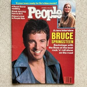 Bruce Springsteen & Bo Derek People Magazine SEPTEMBER 3 1984 - No Address Label